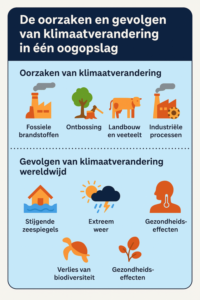 Klimaatverandering heeft grote gevolgen in de wereld - smeltende gletsjer
