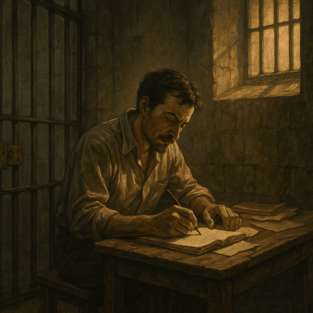 Manuscripten in de gevangenis