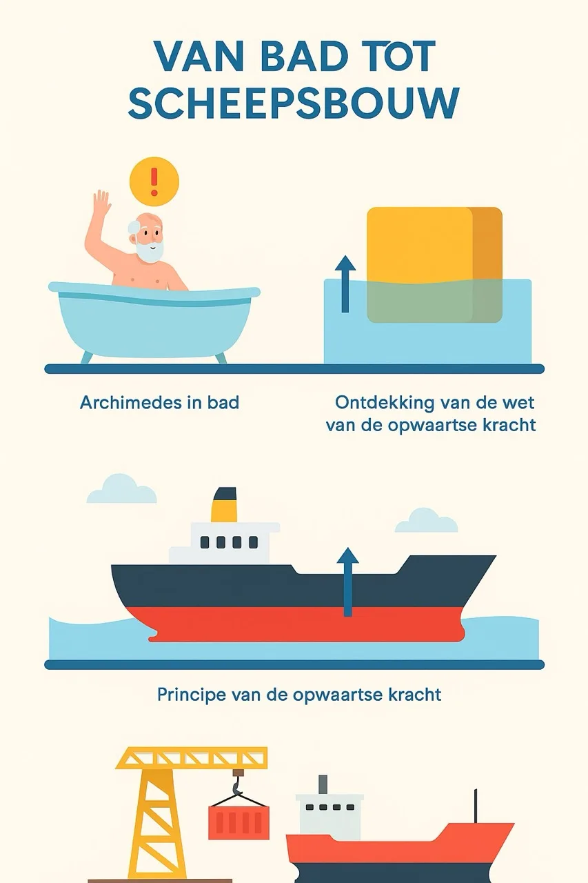 Epifanie van Archimedes: de wet van de opwaartse kracht en moderne scheepsbouw