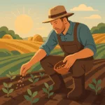 e ontdekking van landbouw leidde tot voedselproductie en beschaving